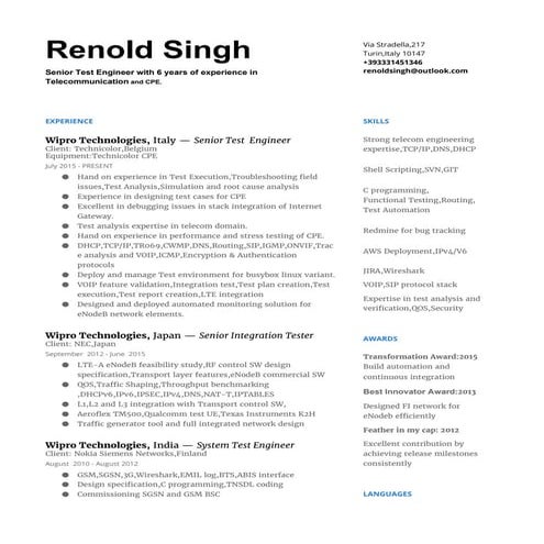 Resume | PDF
