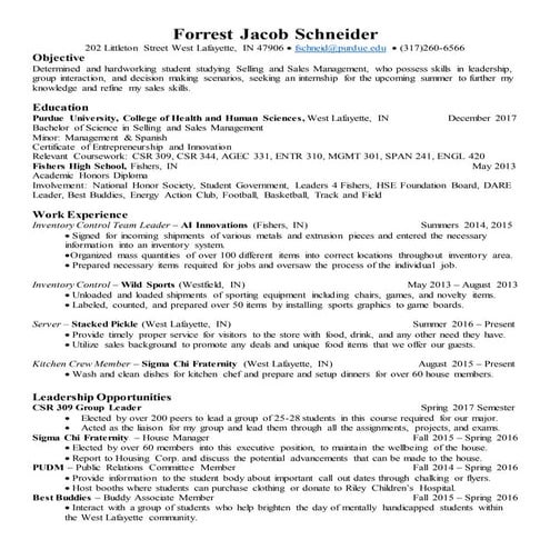 Resume M Slaughter-updated | DOC