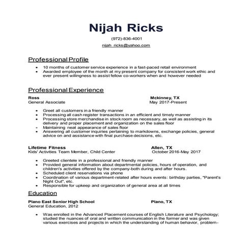 AMS resume | DOCX