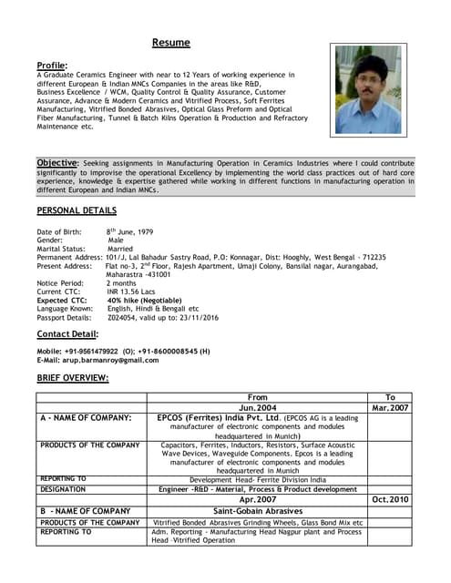 My Resume_2016 | PDF