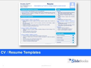 resume presentation