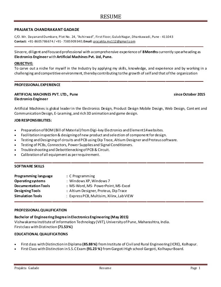 education based resume