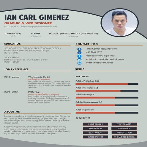 graphic designer resume | PDF