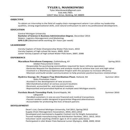 joe resume | DOCX