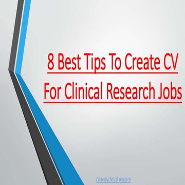 Resume tips-for-clinical-research-jobs