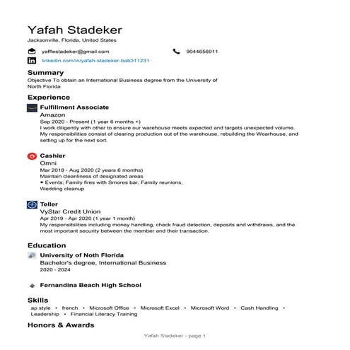 Yafah Stadeker | PDF