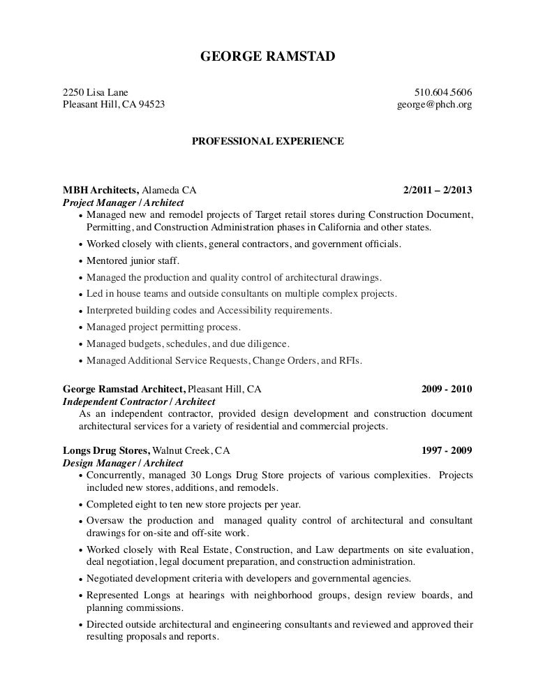 independent contractor resumes