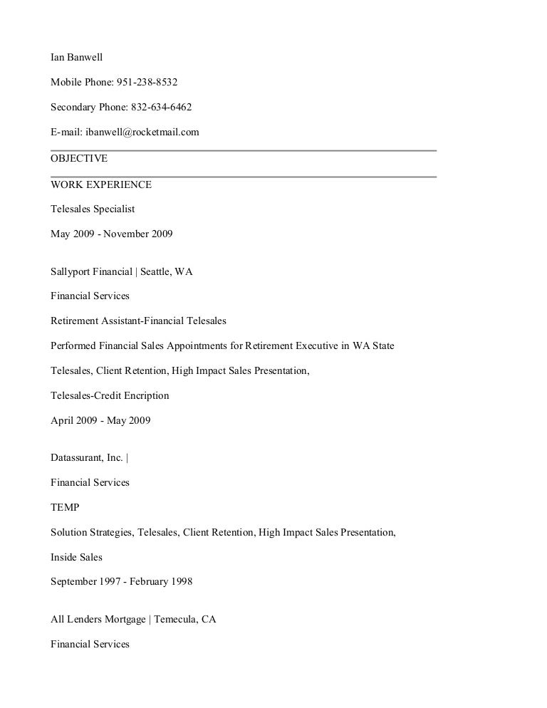 industrial sales manager resume