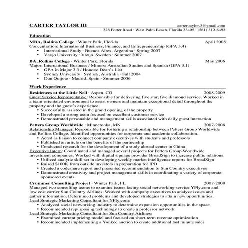 Resume (2010)
