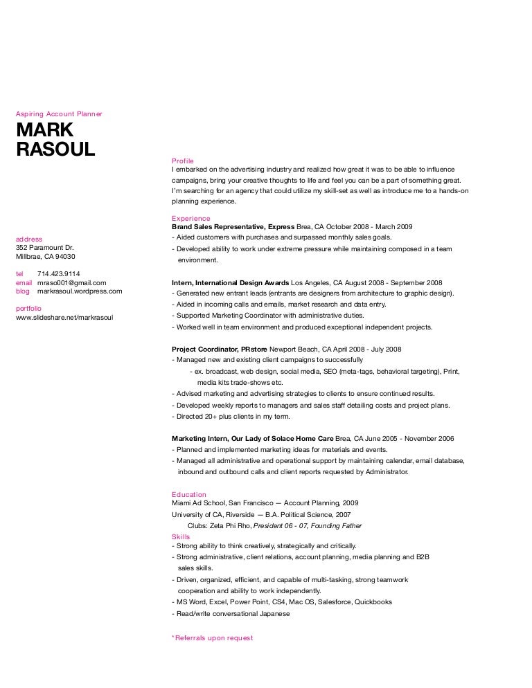 resume