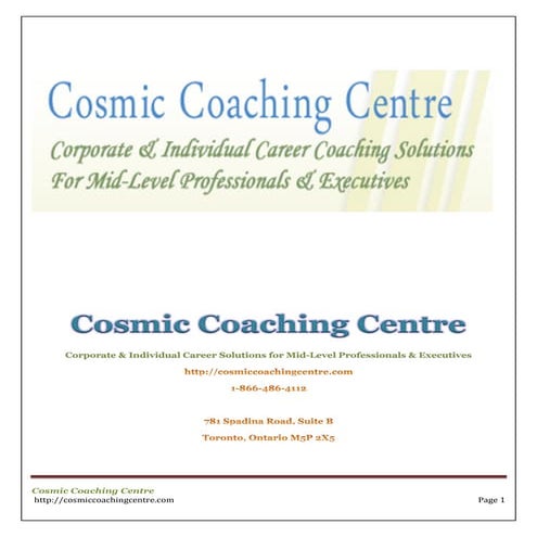 Resume and career services