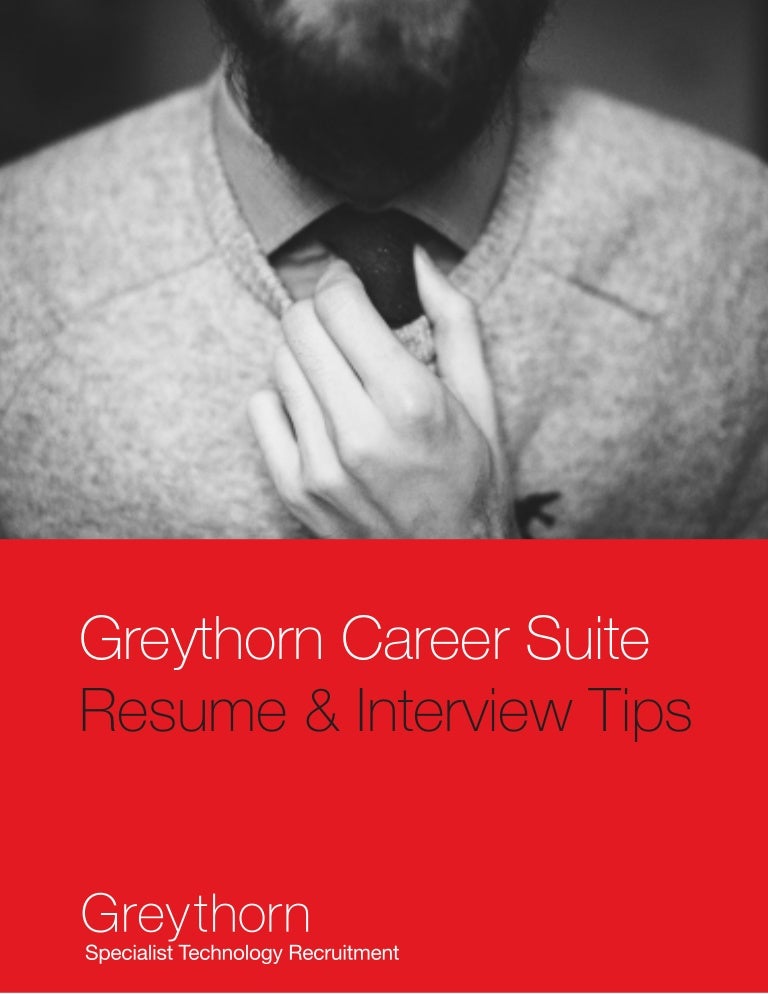 resume and interview tips