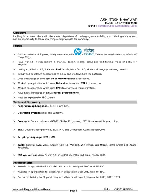 CV