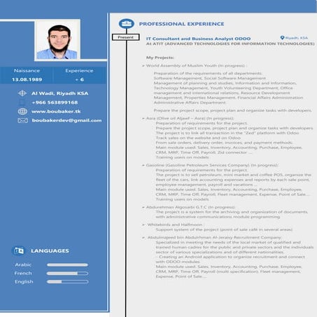 Resume Boubaker Abdallah