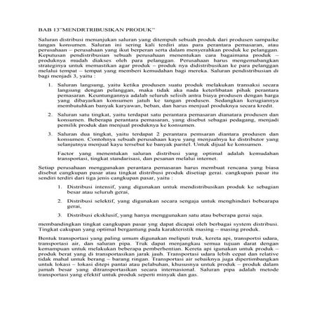 RESUME BAB 13 BUKU INTRODUCTION TO BUSINESS JEFF MADURA