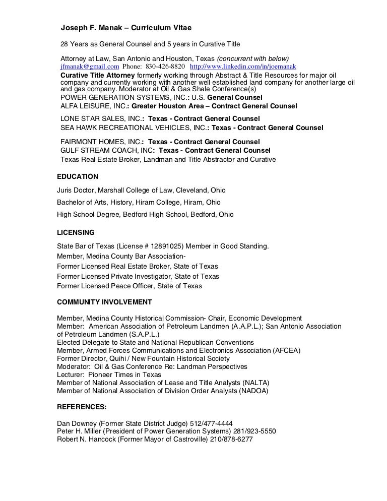 oilfield consultant resume