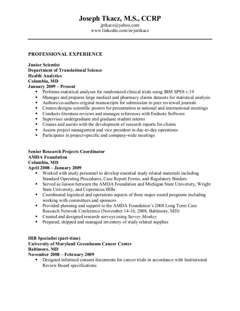 nutritionist resumes