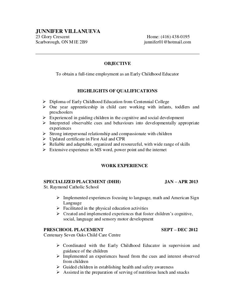 resume for wiki
