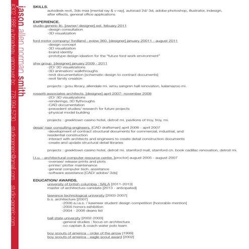 Resume Jasonsmith 2012
