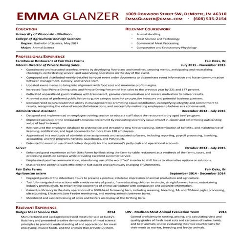 Resume November 2015
