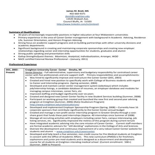 Resume   Jim Bretl   Jan 2011