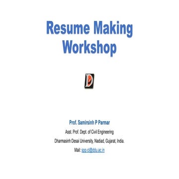 Resume Making Workshop.pptx