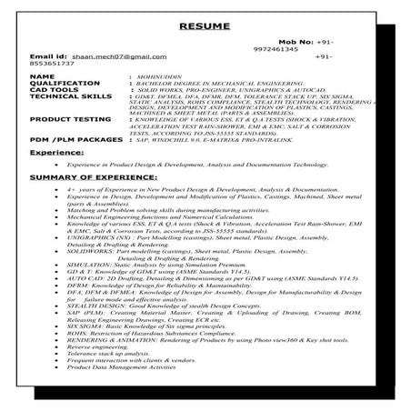 MECHANICAL DESIGN ENGINEER