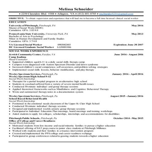Sarah Wicks MSW personal statement | DOCX