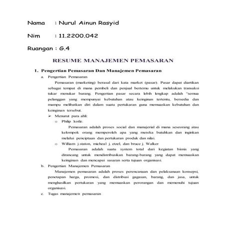 Resume m pemasaran 