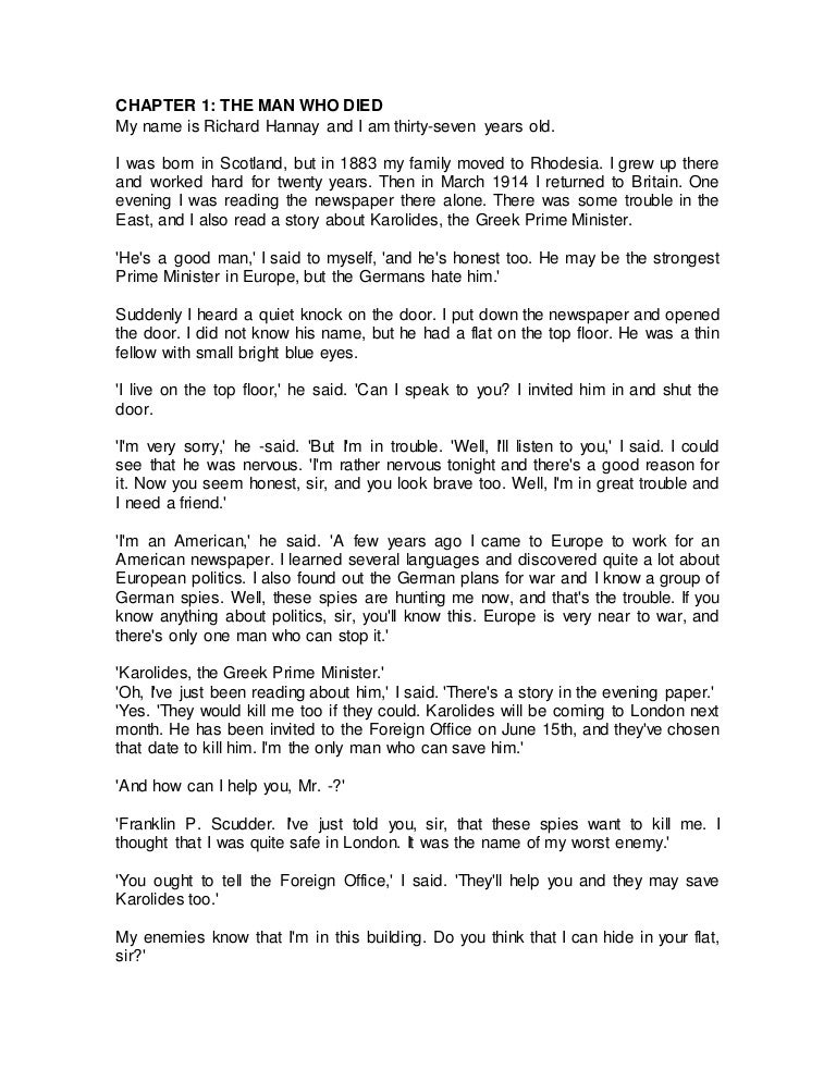 resumen 39 steps