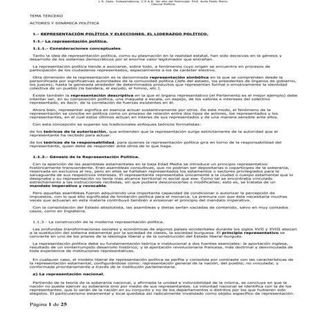 Resumen Ciencia PolíTica 3