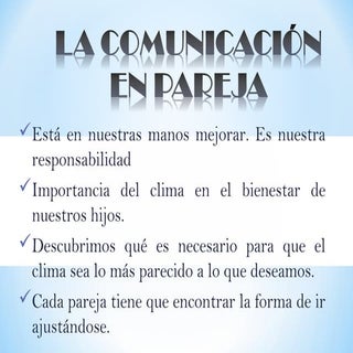 Resumen comunicación en pareja 2014