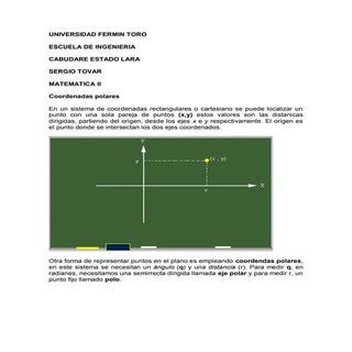 Resumen coordenadas polares