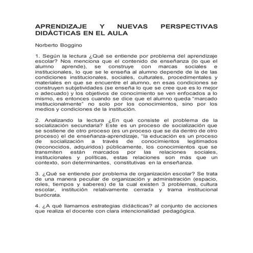 Resumen de aprendizaje y nuevas perspectivas