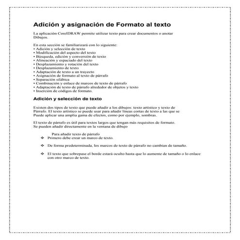 Resumen  de corel draw