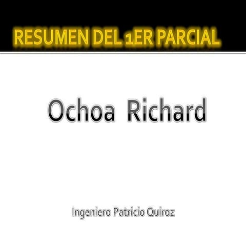 Resumen Del 1 Er Parcail