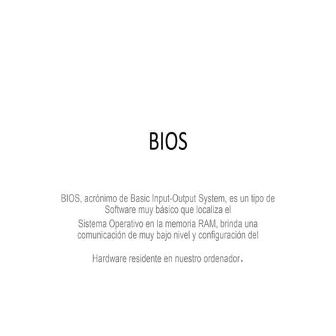 Bios | PPTX