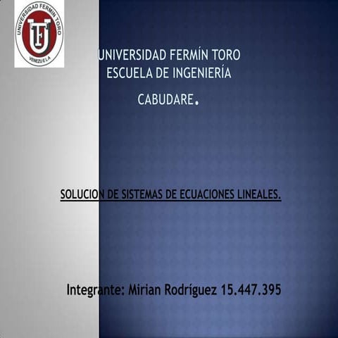 Resumen de la unidad iii (analisis numerico) Mirian Rodriguez