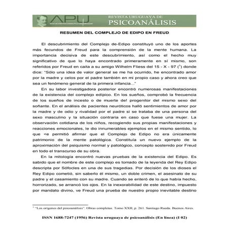 Análisis profundo del Complejo de Edipo en Freud y Lacan | PPTX