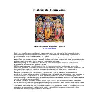 Resumen del ramayana