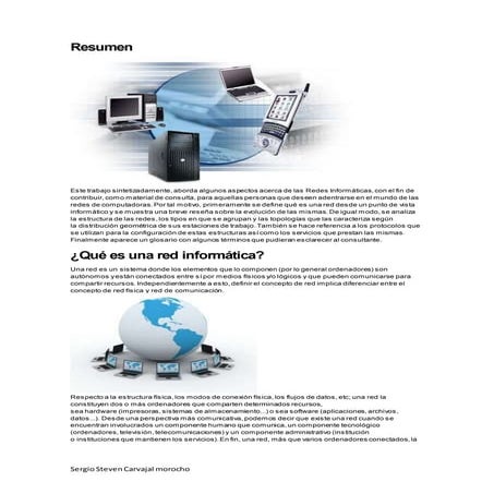 Resumen de redes informática by sergio 