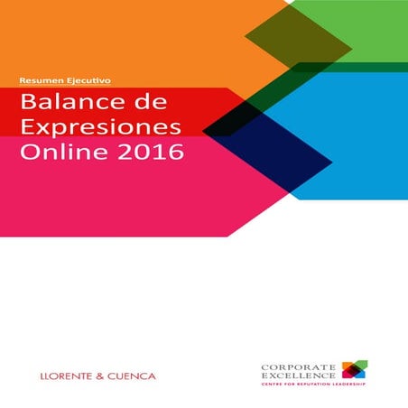 Resumen ejecutivo - Balance de Expresiones Online BEO 2016