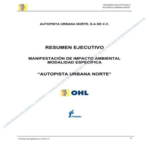 Resumen ejecutivo aunorte