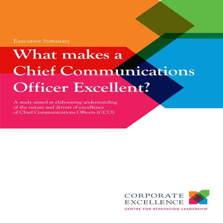 What Makes a Chief Communications Officer Excellent? 