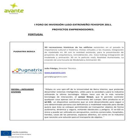 Pugnatrix Iberica, SL - Tecnologias da Informaçao | PDF