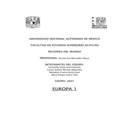 Resumen Europa 1