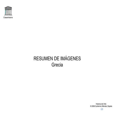 Resumen del arte griego