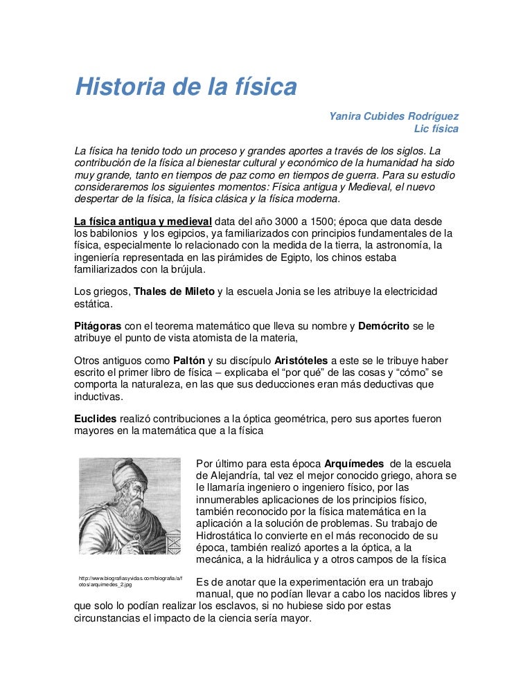 Historia de la Física - Filosofía Natural - YouTube