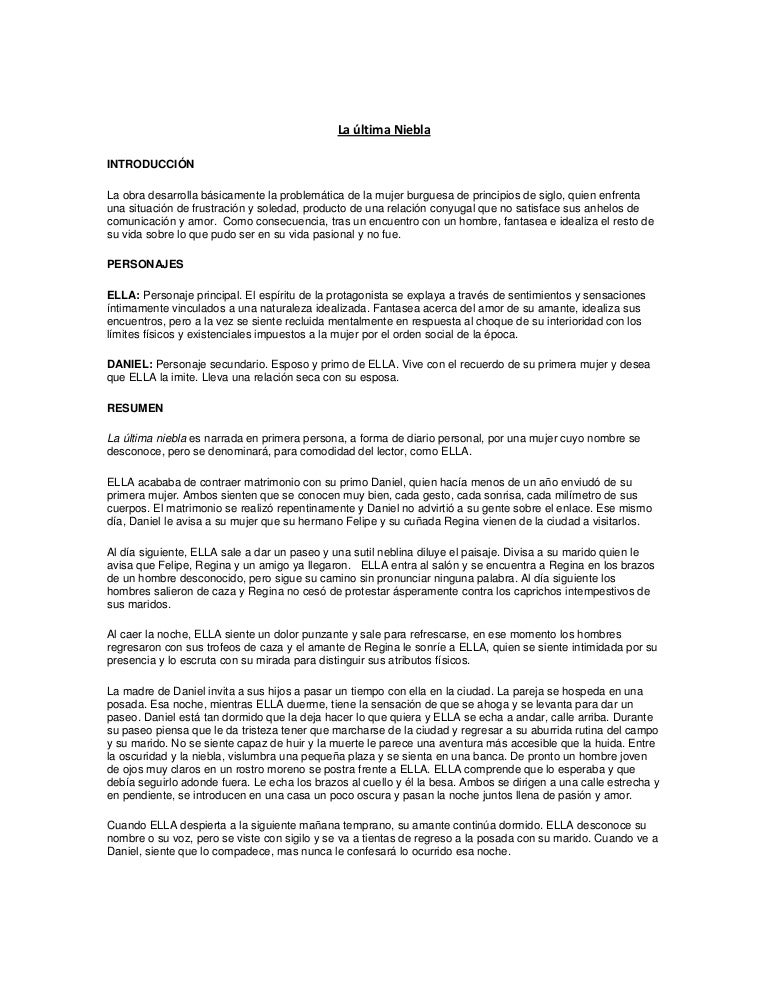 Resumen Por Capitulos Del Principe De La Niebla