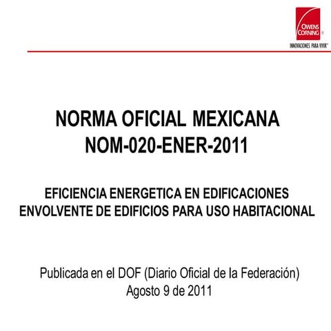 Resumen nom 020-ener-2011 | PDF
